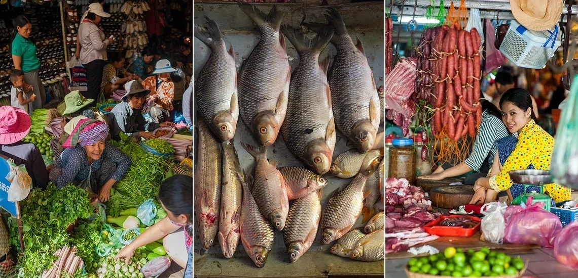 Local Market Scene