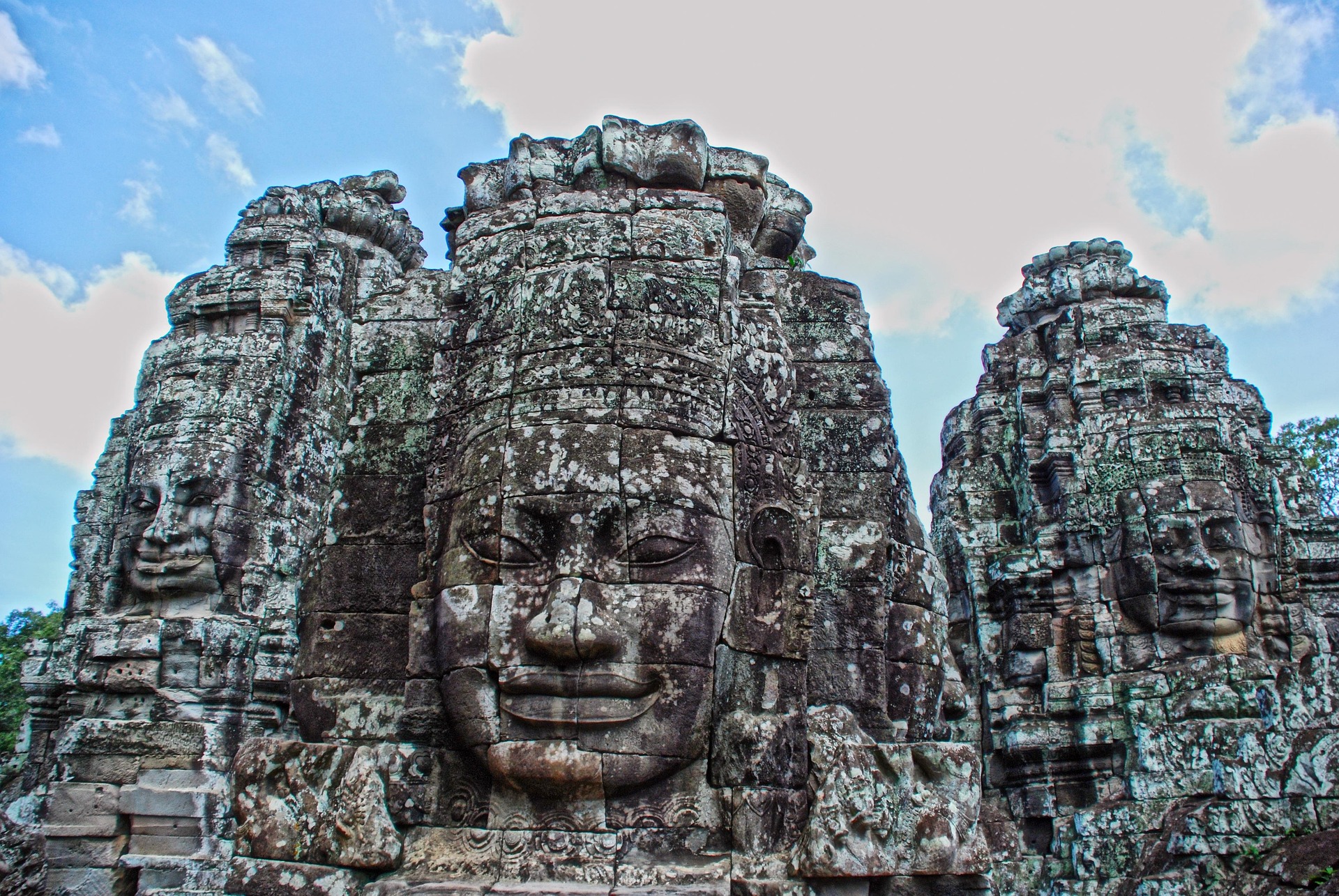 Bayon Temple Faces
