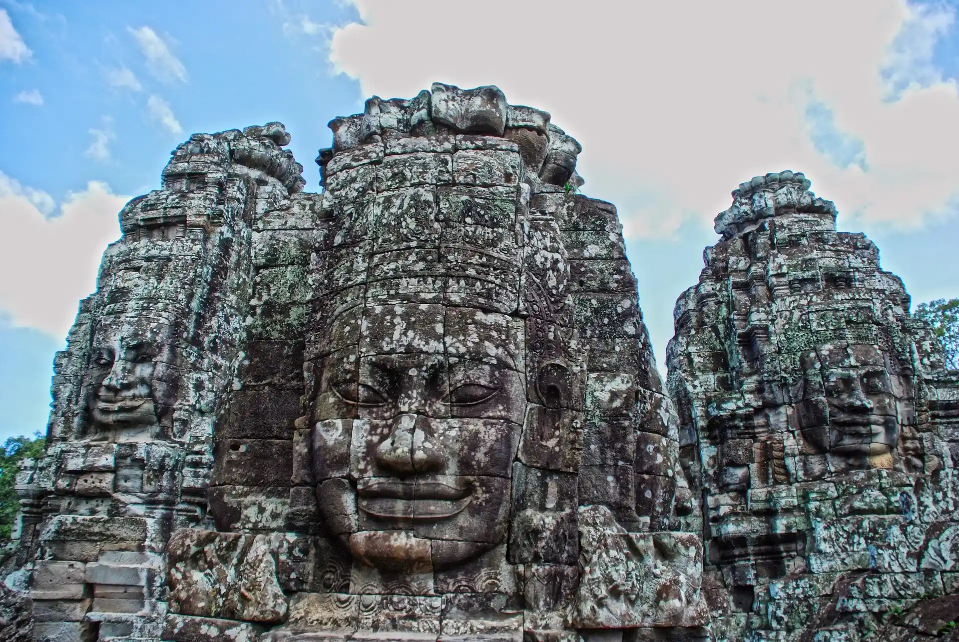 Enigmatic Stone Faces of Bayon Temple - The Eternal Smile of Angkor