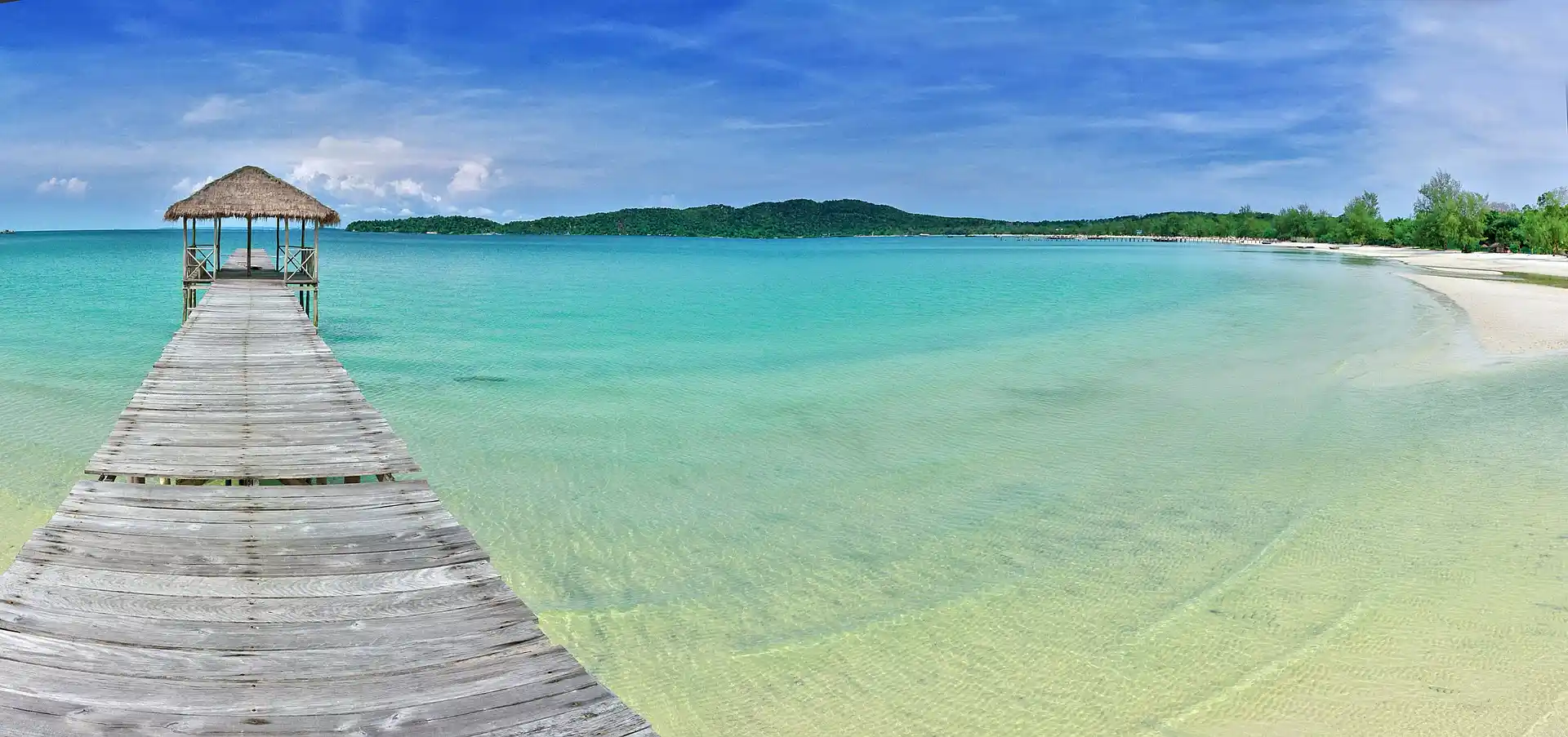 Tropical Golden Sand Beaches and Local Coastal Culture in Sihanoukville Cambodia